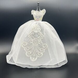 Barbie Butterfly Wedding Gown White Dress
